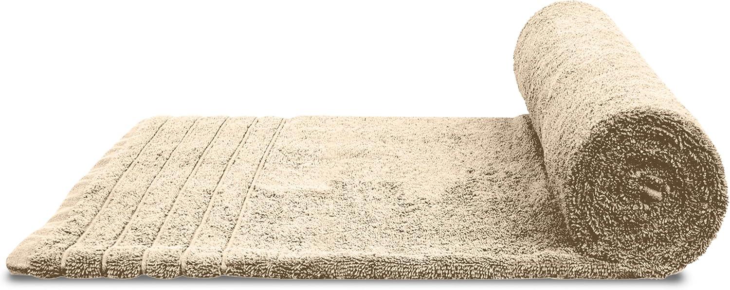 imageTens Towels Pack of 2 Extra Large Bath Sheets 35 x 70 Inches 100 Cotton Larger ampamp Lighter Weight Quicker to Dry Super Soft ampamp Absorbent Oversized Bath Towels Dark GreyBeige