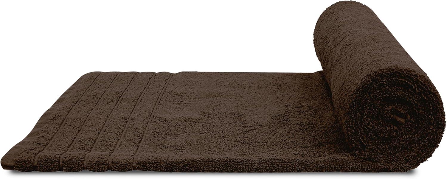 imageTens Towels Pack of 2 Extra Large Bath Sheets 35 x 70 Inches 100 Cotton Larger ampamp Lighter Weight Quicker to Dry Super Soft ampamp Absorbent Oversized Bath Towels Dark GreyBrown