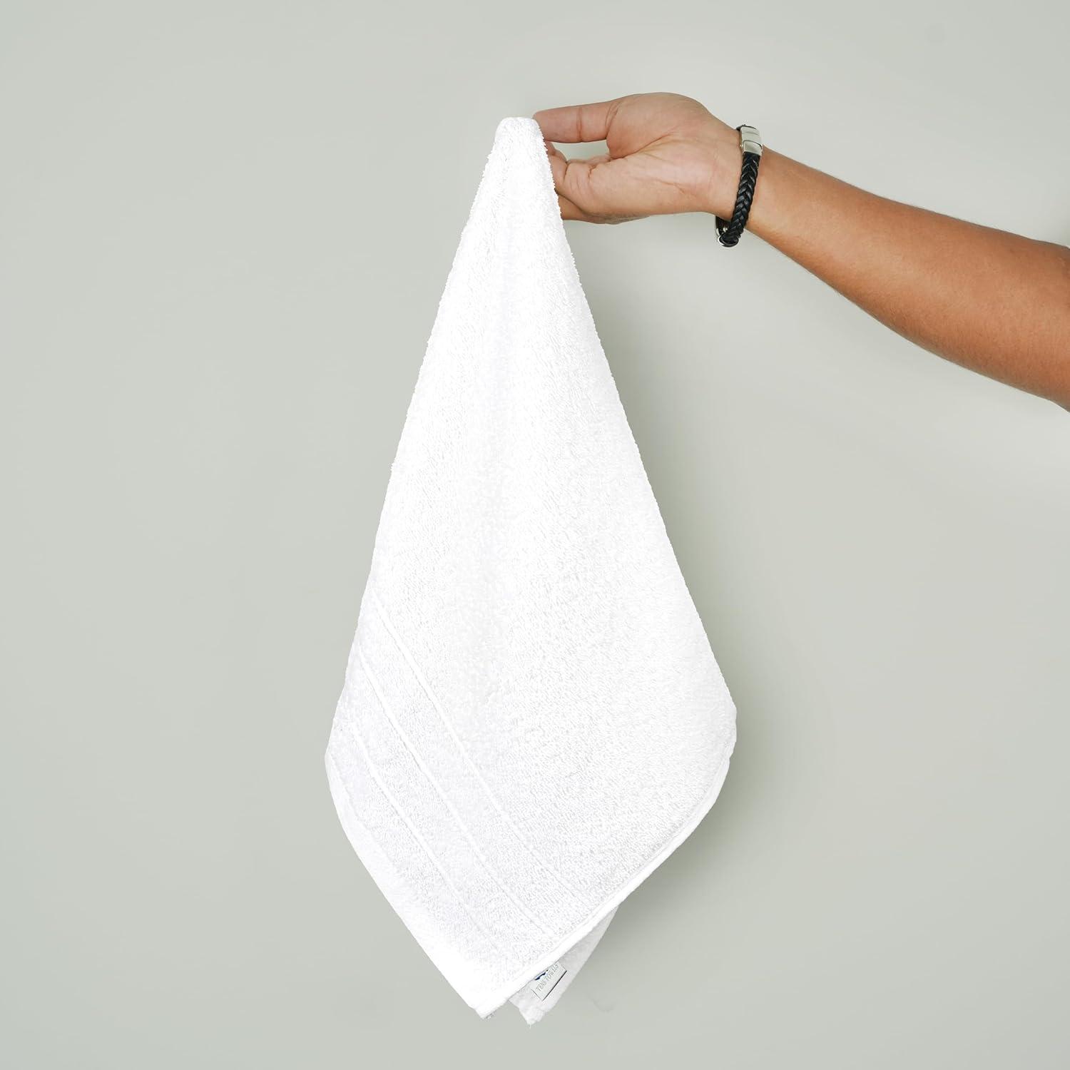 imageTens Towels Pack of 6 Hand Towels 100 Cotton Lighter Weight Quick to Dry 16 x 28 Inches Super Soft ampamp Absorbent Perfect for Bathroom ampamp Kitchen Dark GreyWhite