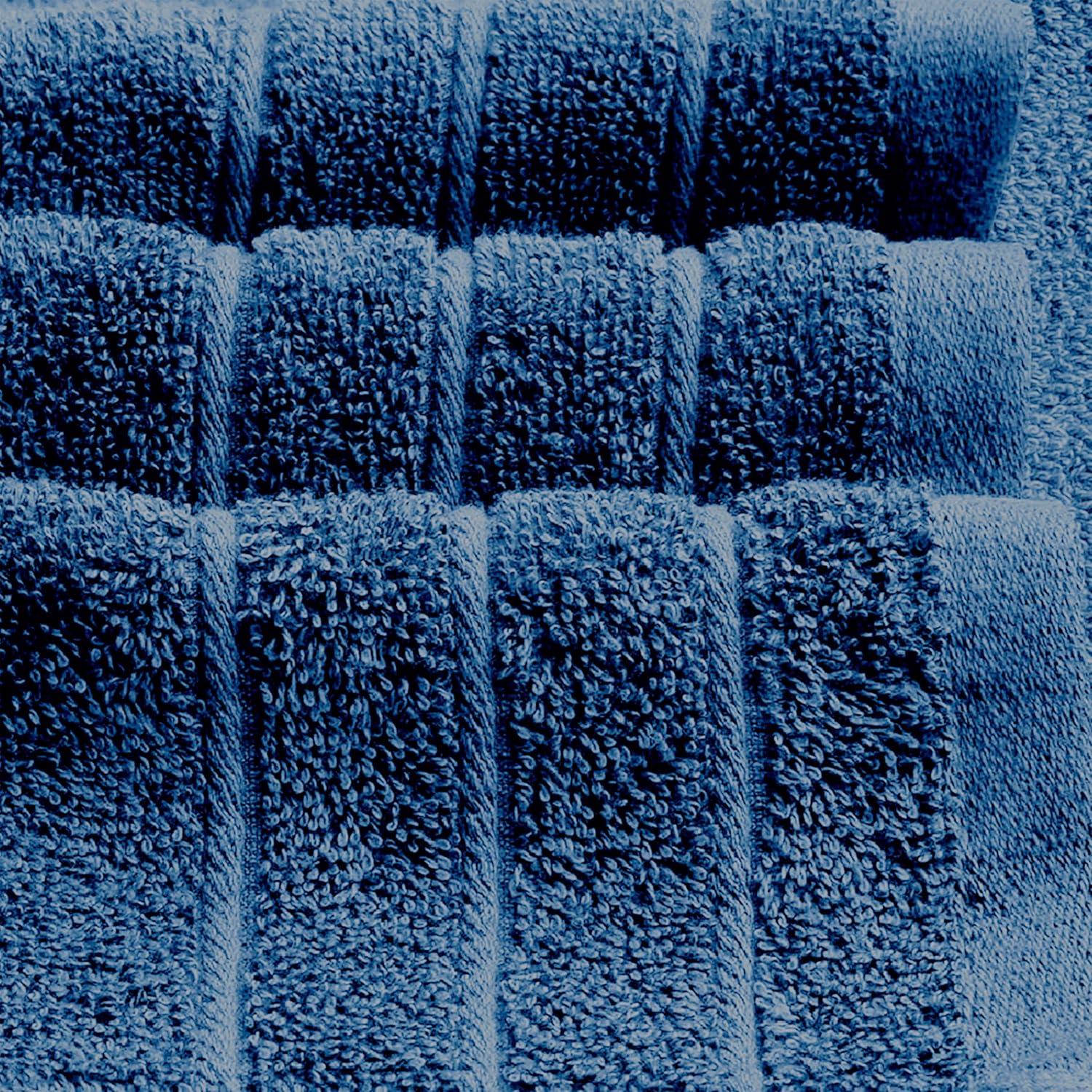 imageTens Towels Pack of 8 Towels Set 2 Extra Large Bath 2 Hand 4 Washcloths 100 Cotton Lighter Weight Quicker to Dry Super Absorbent Perfect for Bathroom BeigeBlue
