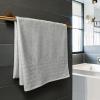 Tens Towels Pack of 1 Jumbo Bath Sheet 40 x 80 Inches, Extra Large & Light Weight, Quicker to Dry, 100% Cotton, Super Soft & Absorbent, Perfect to Wrap Yourself in, Dark Grey(Cool Grey)
