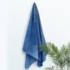 Tens Towels Pack of 1 Jumbo Bath Sheet 40 x 80 Inches, Extra Large & Light Weight, Quicker to Dry, 100% Cotton, Super Soft & Absorbent, Perfect to Wrap Yourself in, Dark Grey(Blue)
