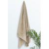 Tens Towels Pack of 1 Jumbo Bath Sheet 40 x 80 Inches, Extra Large & Light Weight, Quicker to Dry, 100% Cotton, Super Soft & Absorbent, Perfect to Wrap Yourself in, Dark Grey(Beige)