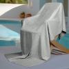 Tens Towels Pack of 1 Jumbo Bath Sheet 40 x 80 Inches, Extra Large & Light Weight, Quicker to Dry, 100% Cotton, Super Soft & Absorbent, Perfect to Wrap Yourself in, Dark Grey(Cool Grey)