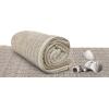 Tens Towels Pack of 1 Jumbo Bath Sheet 40 x 80 Inches, Extra Large & Light Weight, Quicker to Dry, 100% Cotton, Super Soft & Absorbent, Perfect to Wrap Yourself in, Dark Grey(Beige)