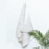 Tens Towels Pack of 1 Jumbo Bath Sheet 40 x 80 Inches, Extra Large & Light Weight, Quicker to Dry, 100% Cotton, Super Soft & Absorbent, Perfect to Wrap Yourself in, Dark Grey(White)