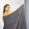 Tens Towels Pack of 1 Jumbo Bath Sheet 40 x 80 Inches, Extra Large & Light Weight, Quicker to Dry, 100% Cotton, Super Soft & Absorbent, Perfect to Wrap Yourself in, Dark Grey(Dark Grey)
