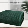 Tens Towels Pack of 1 Jumbo Bath Sheet 40 x 80 Inches, Extra Large & Light Weight, Quicker to Dry, 100% Cotton, Super Soft & Absorbent, Perfect to Wrap Yourself in, Dark Grey(Hunter Green)