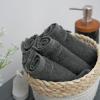 Tens Towels Pack of 12 Washcloths, 12 x 12 Inches, Lighter Weight, Quick to Dry, Super Soft & Absorbent, Gentle Face Towels, Hotel Quality, Perfect for Bathroom, Gym, Spa (Dark Grey, 12 Pack)(Dark Grey)