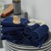 Tens Towels Pack of 12 Washcloths, 12 x 12 Inches, Lighter Weight, Quick to Dry, Super Soft & Absorbent, Gentle Face Towels, Hotel Quality, Perfect for Bathroom, Gym, Spa (Dark Grey, 12 Pack)(Navy)