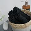 Tens Towels Pack of 12 Washcloths, 12 x 12 Inches, Lighter Weight, Quick to Dry, Super Soft & Absorbent, Gentle Face Towels, Hotel Quality, Perfect for Bathroom, Gym, Spa (Dark Grey, 12 Pack)(Black)