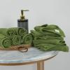 Tens Towels Pack of 12 Washcloths, 12 x 12 Inches, Lighter Weight, Quick to Dry, Super Soft & Absorbent, Gentle Face Towels, Hotel Quality, Perfect for Bathroom, Gym, Spa (Dark Grey, 12 Pack)(Forest Green)