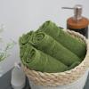 Tens Towels Pack of 12 Washcloths, 12 x 12 Inches, Lighter Weight, Quick to Dry, Super Soft & Absorbent, Gentle Face Towels, Hotel Quality, Perfect for Bathroom, Gym, Spa (Dark Grey, 12 Pack)(Forest Green)