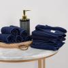 Tens Towels Pack of 12 Washcloths, 12 x 12 Inches, Lighter Weight, Quick to Dry, Super Soft & Absorbent, Gentle Face Towels, Hotel Quality, Perfect for Bathroom, Gym, Spa (Dark Grey, 12 Pack)(Navy)