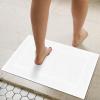 Tens Towels Pack of 2 Bath Mats 100% Cotton, 20 x 32 Inches, Super Absorbent, Hotel Quality Premium Floor Towels, Luxurious, Soft & Quick Dry, Not a Bathroom Rug, Dark Grey(White)