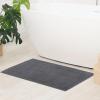 Tens Towels Pack of 2 Bath Mats 100% Cotton, 20 x 32 Inches, Super Absorbent, Hotel Quality Premium Floor Towels, Luxurious, Soft & Quick Dry, Not a Bathroom Rug, Dark Grey(Dark Grey)