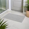 Tens Towels Pack of 2 Bath Mats 100% Cotton, 20 x 32 Inches, Super Absorbent, Hotel Quality Premium Floor Towels, Luxurious, Soft & Quick Dry, Not a Bathroom Rug, Dark Grey(Cool Grey)