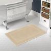Tens Towels Pack of 2 Bath Mats 100% Cotton, 20 x 32 Inches, Super Absorbent, Hotel Quality Premium Floor Towels, Luxurious, Soft & Quick Dry, Not a Bathroom Rug, Dark Grey(Beige)