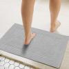 Tens Towels Pack of 2 Bath Mats 100% Cotton, 20 x 32 Inches, Super Absorbent, Hotel Quality Premium Floor Towels, Luxurious, Soft & Quick Dry, Not a Bathroom Rug, Dark Grey(Cool Grey)