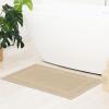 Tens Towels Pack of 2 Bath Mats 100% Cotton, 20 x 32 Inches, Super Absorbent, Hotel Quality Premium Floor Towels, Luxurious, Soft & Quick Dry, Not a Bathroom Rug, Dark Grey(Beige)