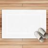 Tens Towels Pack of 2 Bath Mats 100% Cotton, 20 x 32 Inches, Super Absorbent, Hotel Quality Premium Floor Towels, Luxurious, Soft & Quick Dry, Not a Bathroom Rug, Dark Grey(White)