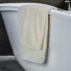 Tens Towels Pack of 2 Extra Large Bath Sheets 35 x 70 Inches, 100% Cotton, Larger & Lighter Weight, Quicker to Dry, Super Soft & Absorbent, Oversized Bath Towels, Dark Grey(Cream)