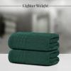 Tens Towels Pack of 2 Extra Large Bath Sheets 35 x 70 Inches, 100% Cotton, Larger & Lighter Weight, Quicker to Dry, Super Soft & Absorbent, Oversized Bath Towels, Dark Grey(Hunter Green)