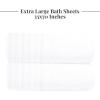 Tens Towels Pack of 2 Extra Large Bath Sheets 35 x 70 Inches, 100% Cotton, Larger & Lighter Weight, Quicker to Dry, Super Soft & Absorbent, Oversized Bath Towels, Dark Grey(White)