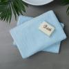 Tens Towels Pack of 2 Extra Large Bath Sheets 35 x 70 Inches, 100% Cotton, Larger & Lighter Weight, Quicker to Dry, Super Soft & Absorbent, Oversized Bath Towels, Dark Grey(Sky Blue)