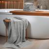 Tens Towels Pack of 4 Extra Large Bath Towels 30 x 60 Inches, 100% Cotton, Larger & Lighter Weight, Quicker to Dry, Super Soft and Absorbent, Perfect for Bathroom, Dark Grey(Cool Grey)