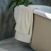 Tens Towels Pack of 4 Extra Large Bath Towels 30 x 60 Inches, 100% Cotton, Larger & Lighter Weight, Quicker to Dry, Super Soft and Absorbent, Perfect for Bathroom, Dark Grey(Cream)