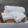 Tens Towels Pack of 4 Soft Bath Towels, 100% Cotton, 27 x 54 Inches, Lightweight & Quick-Dry, Ideal for Daily Bathroom Use, Practical & Comfortable, Navy(White)