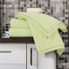 Tens Towels Pack of 4 Soft Bath Towels, 100% Cotton, 27 x 54 Inches, Lightweight & Quick-Dry, Ideal for Daily Bathroom Use, Practical & Comfortable, Navy(Light Green)