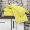 Tens Towels Pack of 4 Soft Bath Towels, 100% Cotton, 27 x 54 Inches, Lightweight & Quick-Dry, Ideal for Daily Bathroom Use, Practical & Comfortable, Navy(Yellow)