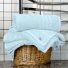 Tens Towels Pack of 4 Soft Bath Towels, 100% Cotton, 27 x 54 Inches, Lightweight & Quick-Dry, Ideal for Daily Bathroom Use, Practical & Comfortable, Navy(Sky Blue)