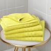 Tens Towels Pack of 4 Soft Bath Towels, 100% Cotton, 27 x 54 Inches, Lightweight & Quick-Dry, Ideal for Daily Bathroom Use, Practical & Comfortable, Navy(Yellow)