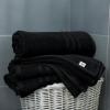 Tens Towels Pack of 4 Soft Bath Towels, 100% Cotton, 27 x 54 Inches, Lightweight & Quick-Dry, Ideal for Daily Bathroom Use, Practical & Comfortable, Navy(Black)