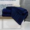 Tens Towels Pack of 4 Soft Bath Towels, 100% Cotton, 27 x 54 Inches, Lightweight & Quick-Dry, Ideal for Daily Bathroom Use, Practical & Comfortable, Navy(Navy)