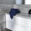 Tens Towels Pack of 6 Hand Towels, 100% Cotton, Lighter Weight, Quick to Dry, 16 x 28 Inches, Super Soft & Absorbent, Perfect for Bathroom & Kitchen, Dark Grey(Navy)
