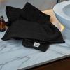 Tens Towels Pack of 6 Hand Towels, 100% Cotton, Lighter Weight, Quick to Dry, 16 x 28 Inches, Super Soft & Absorbent, Perfect for Bathroom & Kitchen, Dark Grey(Black)