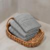 Tens Towels Pack of 6 Hand Towels, 100% Cotton, Lighter Weight, Quick to Dry, 16 x 28 Inches, Super Soft & Absorbent, Perfect for Bathroom & Kitchen, Dark Grey(Silver Grey)