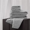 Tens Towels Pack of 8 Towels Set, 2 Extra Large Bath, 2 Hand, 4 Washcloths, 100% Cotton, Lighter Weight, Quicker to Dry, Super Absorbent, Perfect for Bathroom, Beige(Cool Grey)