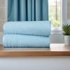 Tens Towels Pack of 8 Towels Set, 2 Extra Large Bath, 2 Hand, 4 Washcloths, 100% Cotton, Lighter Weight, Quicker to Dry, Super Absorbent, Perfect for Bathroom, Beige(Sky Blue)
