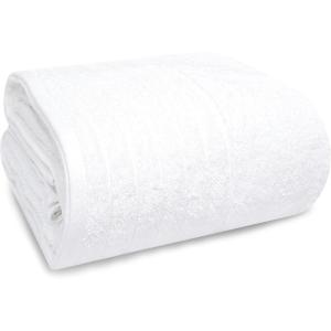 Tens Towels Pack of 1 Jumbo Bath Sheet 40 x 80 Inches, Extra Large & Light Weight, Quicker to Dry, 100% Cotton, Super Soft & Absorbent, Perfect to Wrap Yourself in, Dark Grey(White)