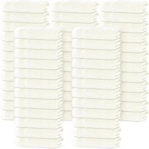 Tens Towels Pack of 12 Washcloths, 12 x 12 Inches, Lighter Weight, Quick to Dry, Super Soft & Absorbent, Gentle Face Towels, Hotel Quality, Perfect for Bathroom, Gym, Spa (Dark Grey, 12 Pack)(Ivory)