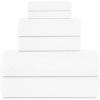 Tens Towels Pack of 6 Zero Twist Towels Set, 2 Bath, 2 Hand, 2 Waschloths, 100% Cotton, Light Weight, Extra Absorbent, Exceptional Softness, Perfect for Bathroom (Beige)(White)